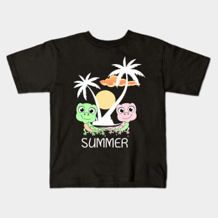 Summer with Lizard Kids T-Shirt